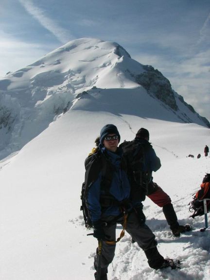 J a v pozad Mont Blanc